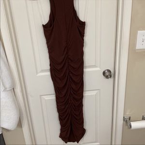 Ruched Midi Dress